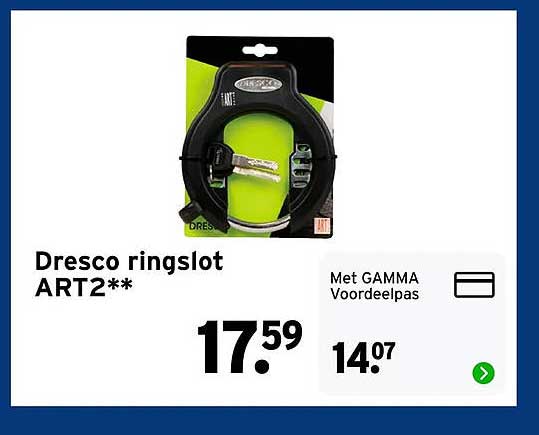 Dresco ringslot ART2**