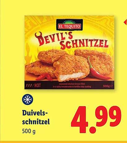 Duivels-schnitzel 500 g