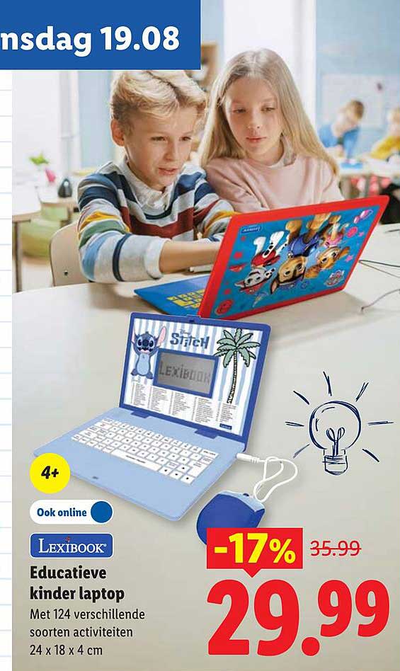 Educatieve kinder laptop
