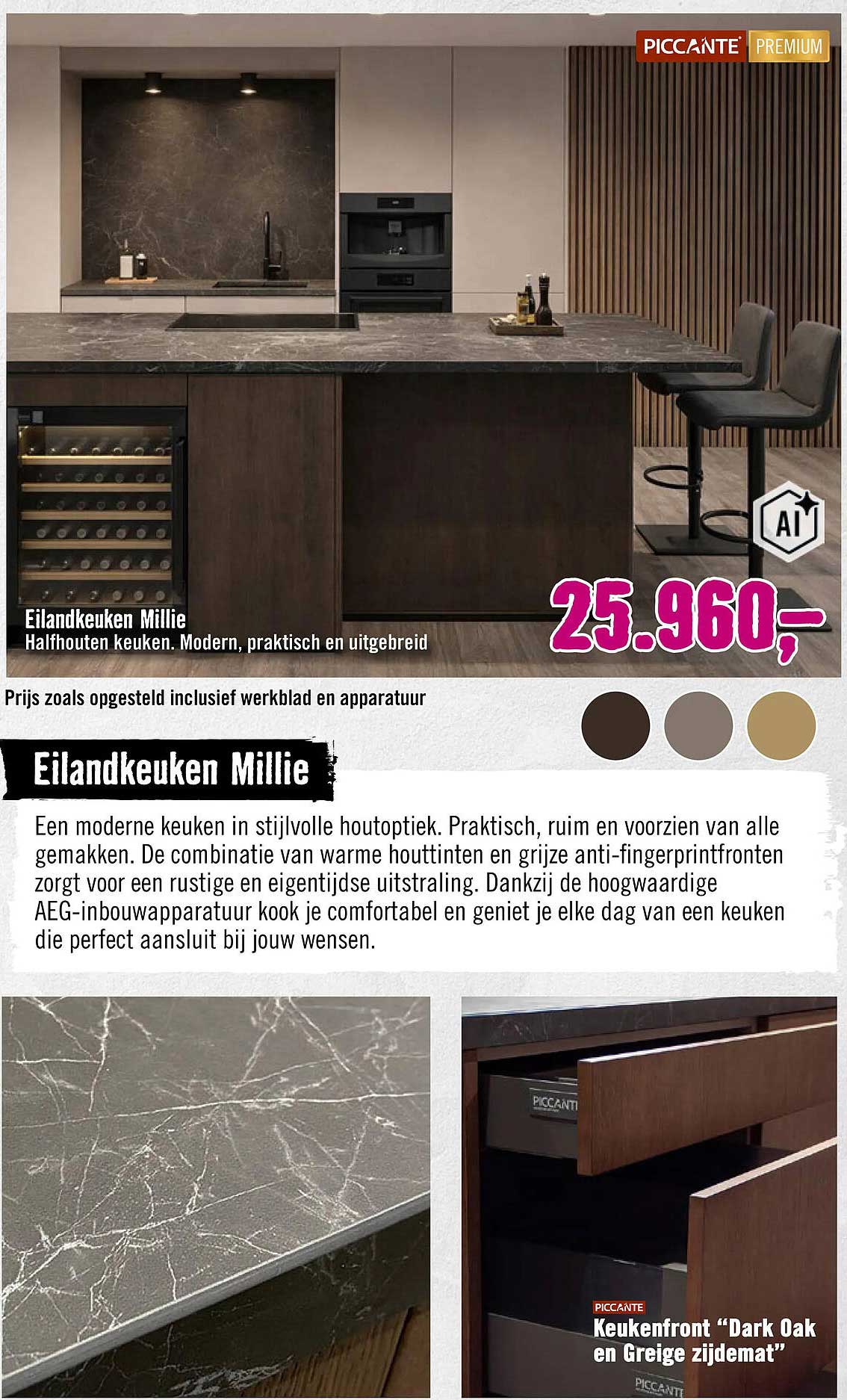 Eilandkeuken Millie