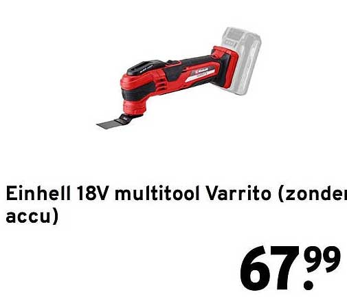 Einhell 18V multitool Varrito (zonder accu)