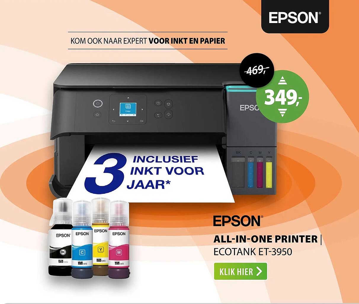 Epson All-in-One Printer EcoTank ET-3950