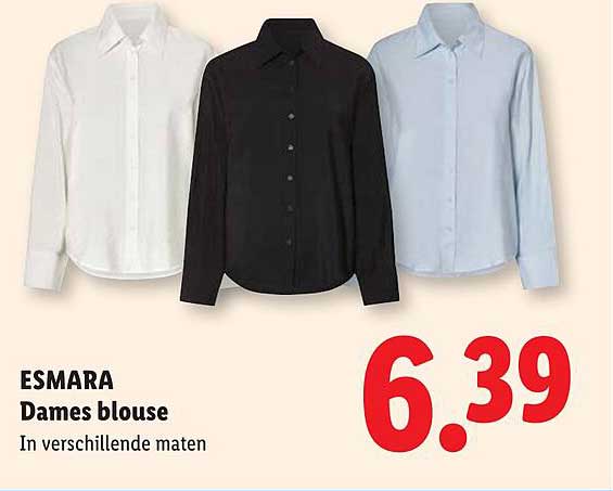 ESMARA Dames blouse In verschillende maten