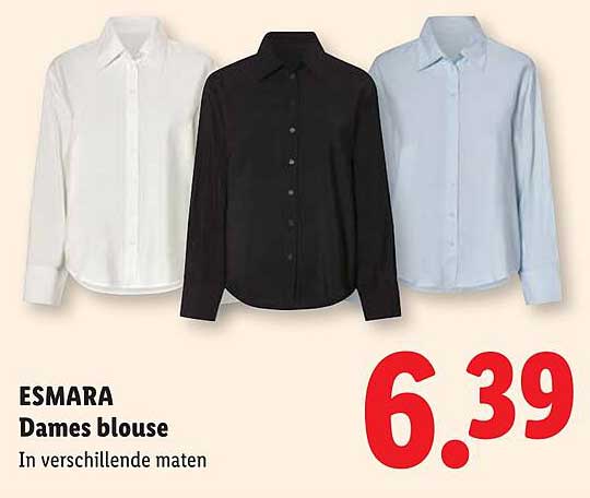 ESMARA Dames blouse In verschillende maten