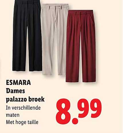 ESMARA Dames palazzo broek