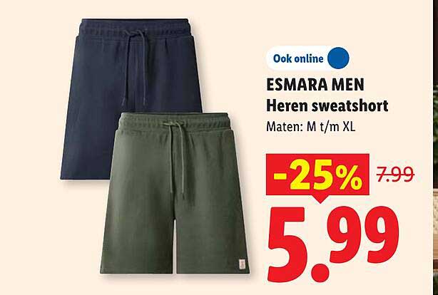 ESMARA MEN Heren sweatshirt