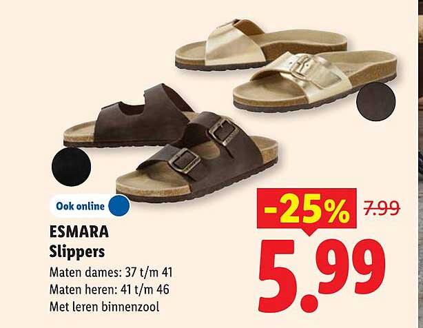 ESMARA Slippers -25%