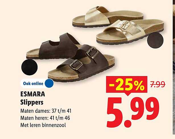 ESMARA Slippers -25%