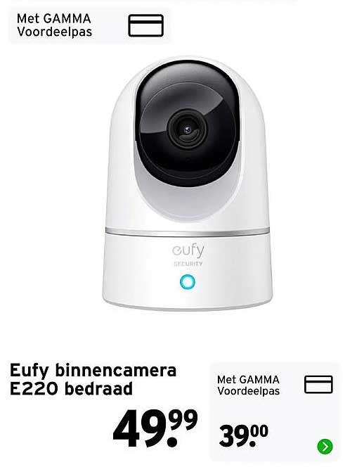Eufy binnencamera E220 bedraad