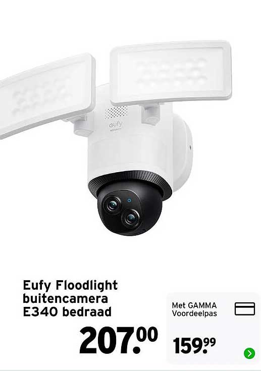 Eufy Floodlight buitencamera E340 bedraad