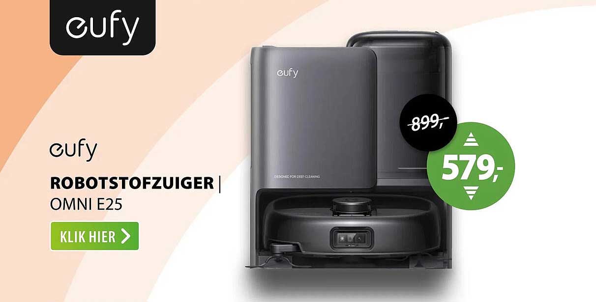 eufy Robotstofzuiger Omni E25