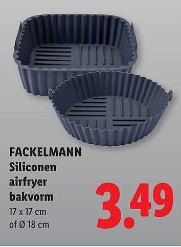 FACKELMANN Siliconen airfryer bakvorm