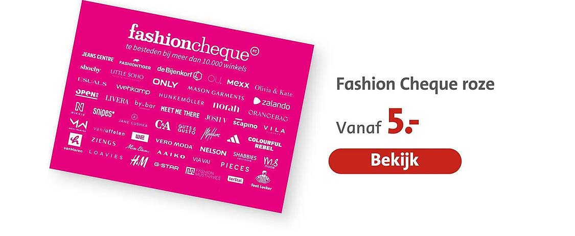 Fashion Cheque roze