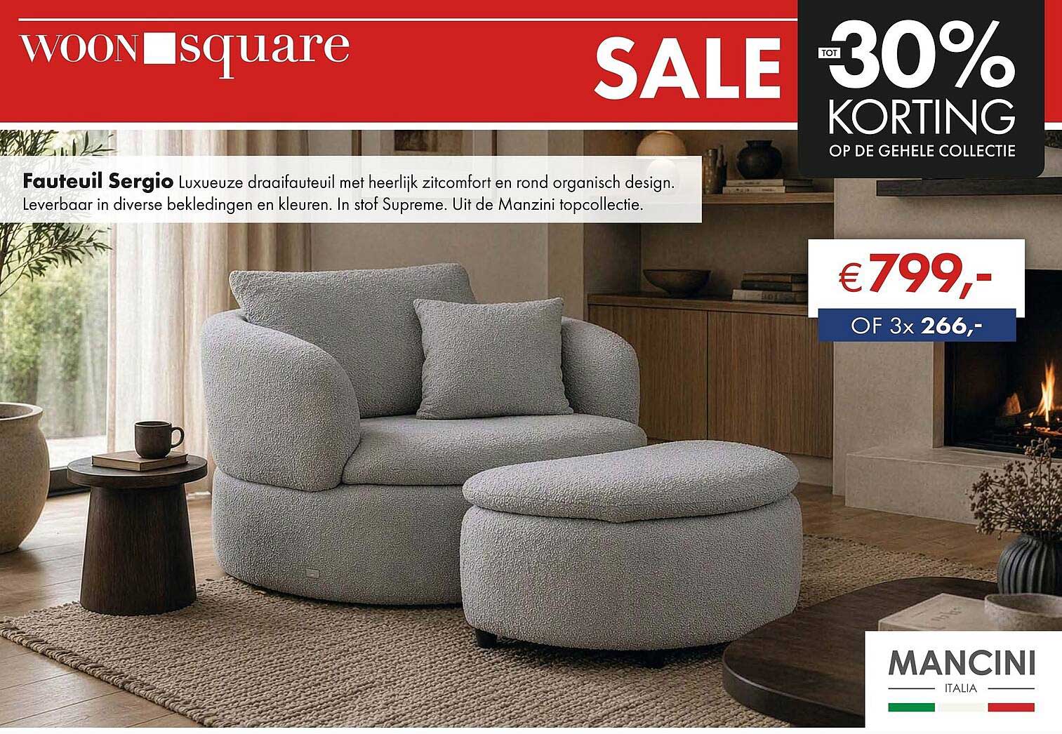 Fauteuil Sergio