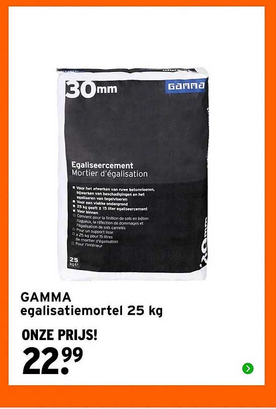 GAMMA egalisatiemortel 25 kg