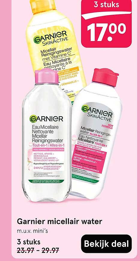 Garnier micellair water