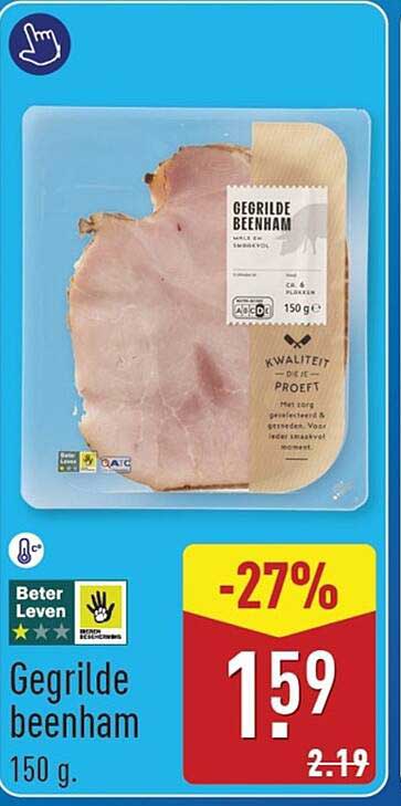 Gegrilde beenham
