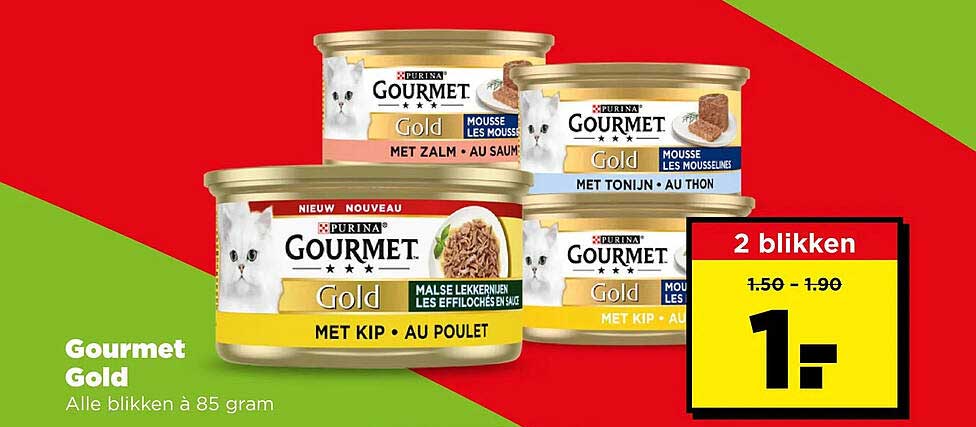 Gourmet Gold Alle blikken à 85 gram 2 blikken