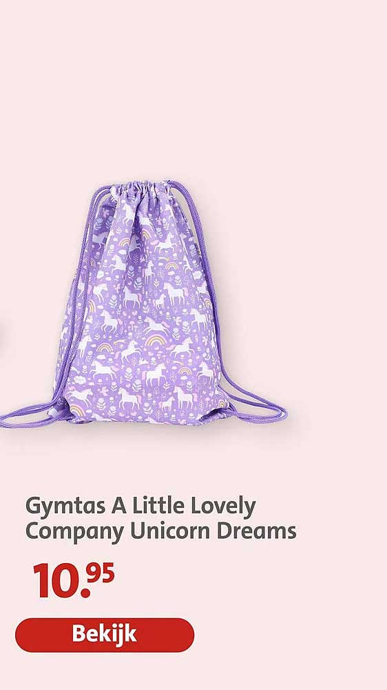 Gymtas A Little Lovely Company Unicorn Dreams