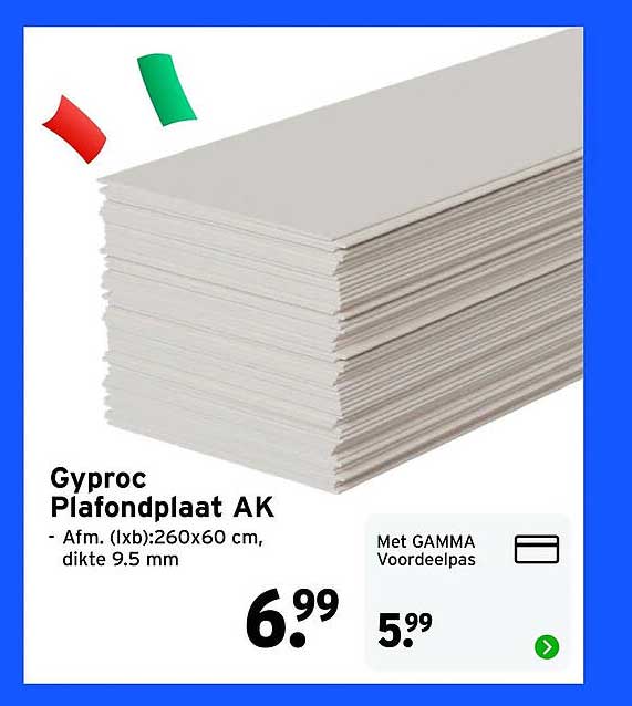 Gyproc Plafondplaat AK