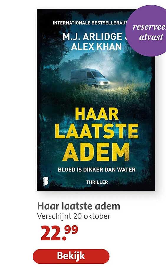 Haar laatste adem
