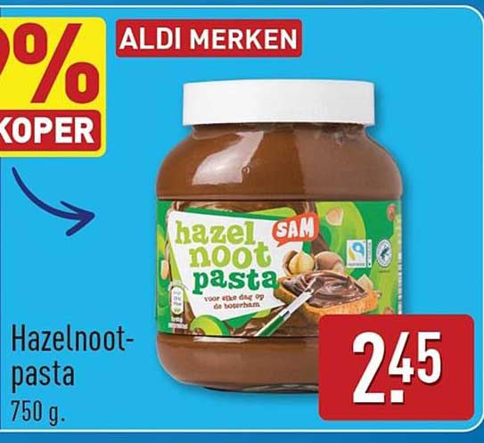 Hazelnoot-pasta