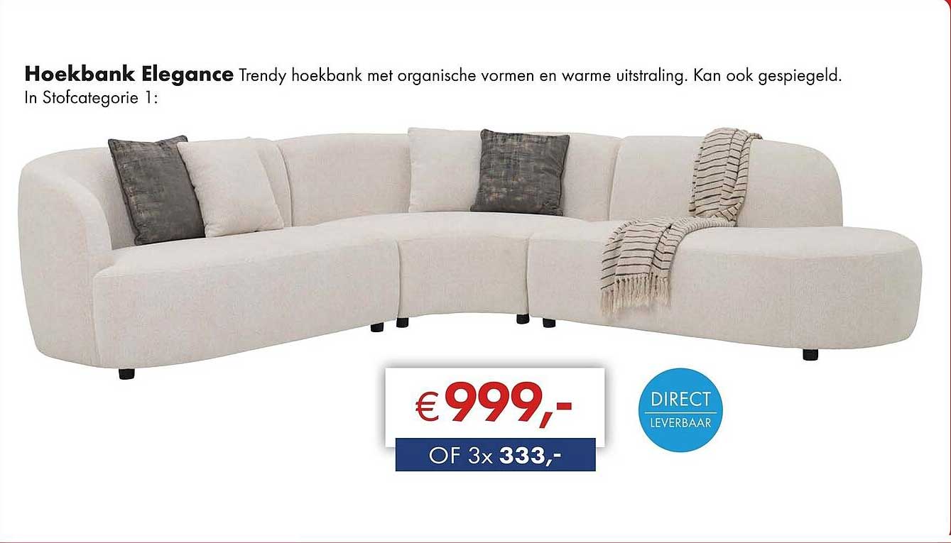 Hoekbank Elegance