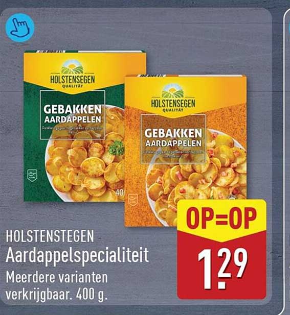 HOLSTENSTEGEN Aardappelspecialiteit Meerdere varianten verkrijgbaar. 400 g. OP=OP
