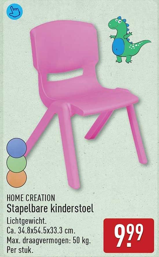 HOME CREATION Stapelbare kinderstoel