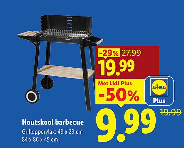 Houtskool barbecue
