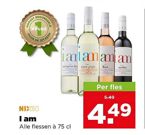 I am Alle flessen à 75 cl Per fles
