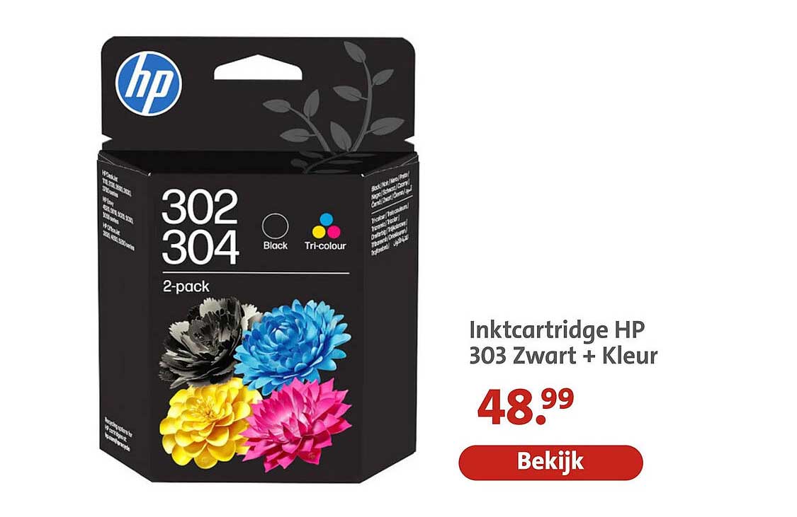 Inktcartridge HP 303 Zwart + Kleur