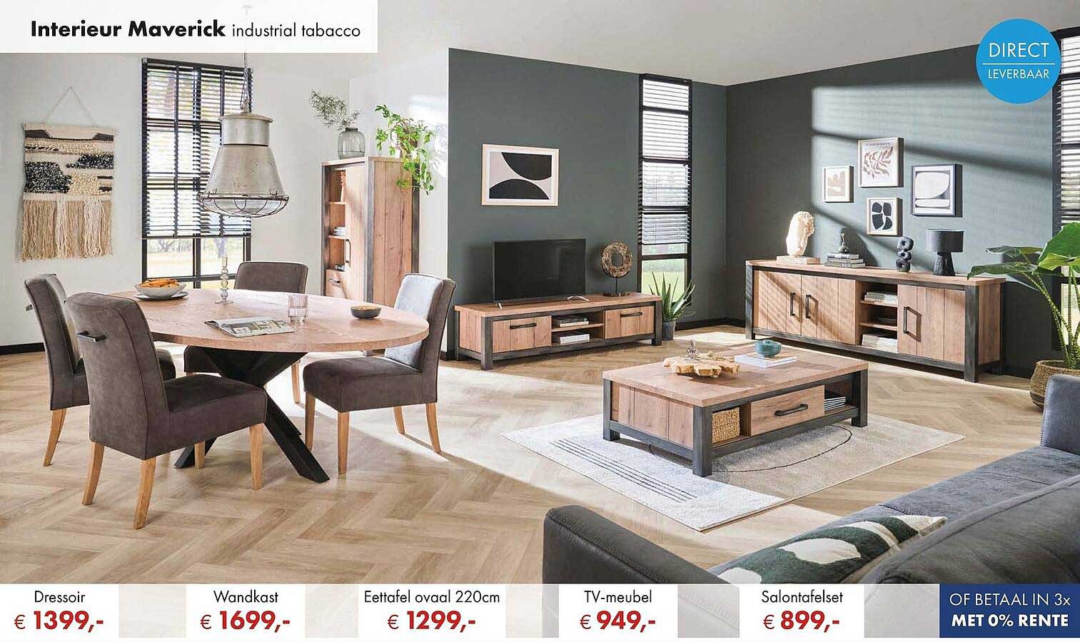 Interieur Maverick industrial tabacco