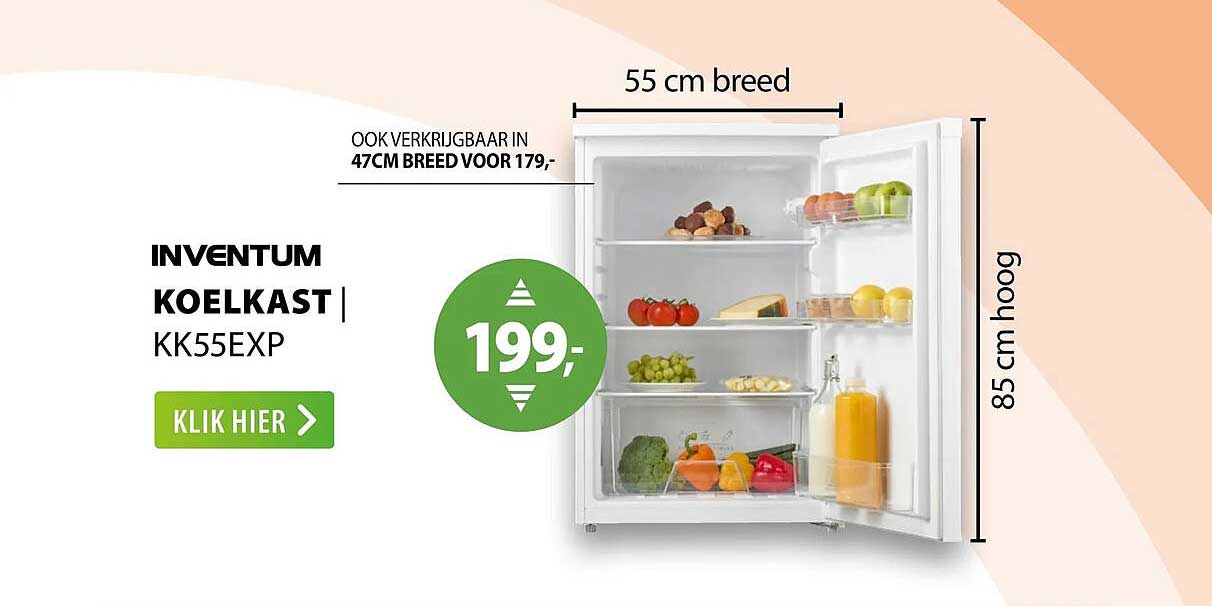 INVENTUM KOELKAST KK55EXP