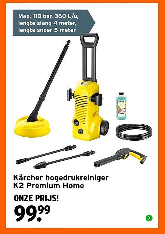 Kärcher hogedrukreiniger K2 Premium Home
