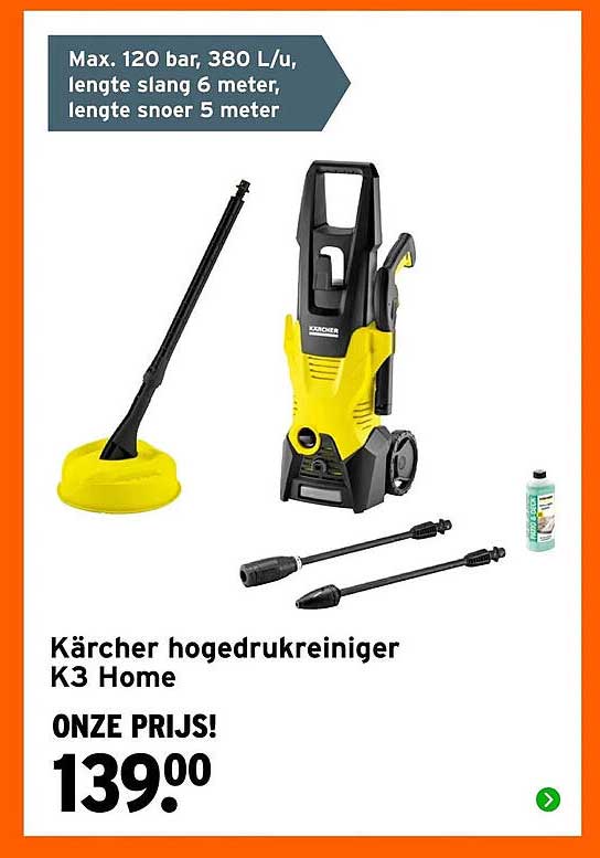 Kärcher hogedrukreiniger K3 Home