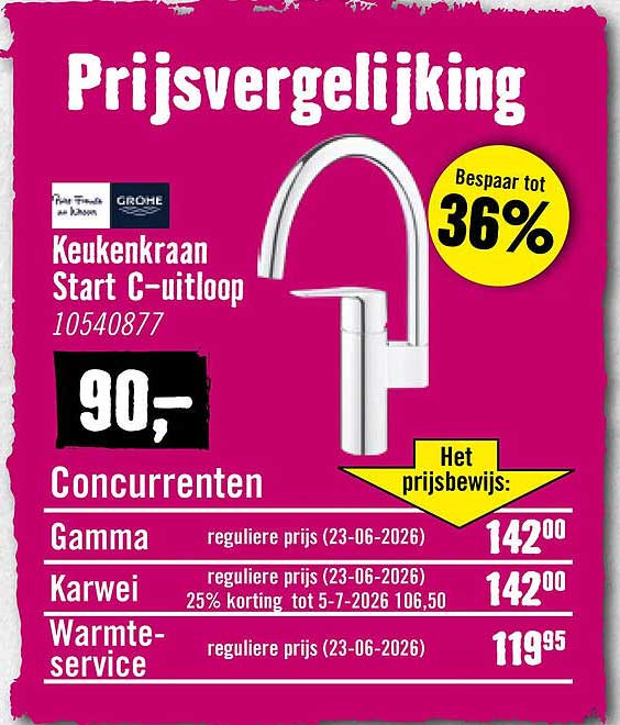 Keukenkraan Start C-uitloop 10540877