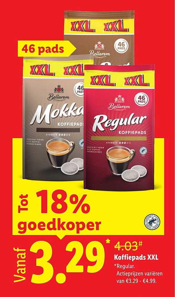 Koffiepads XXL