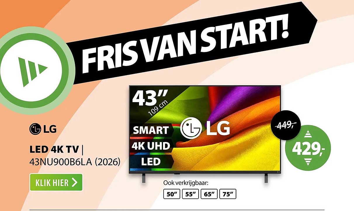 LG LED 4K TV 43NU900B6LA (2026)