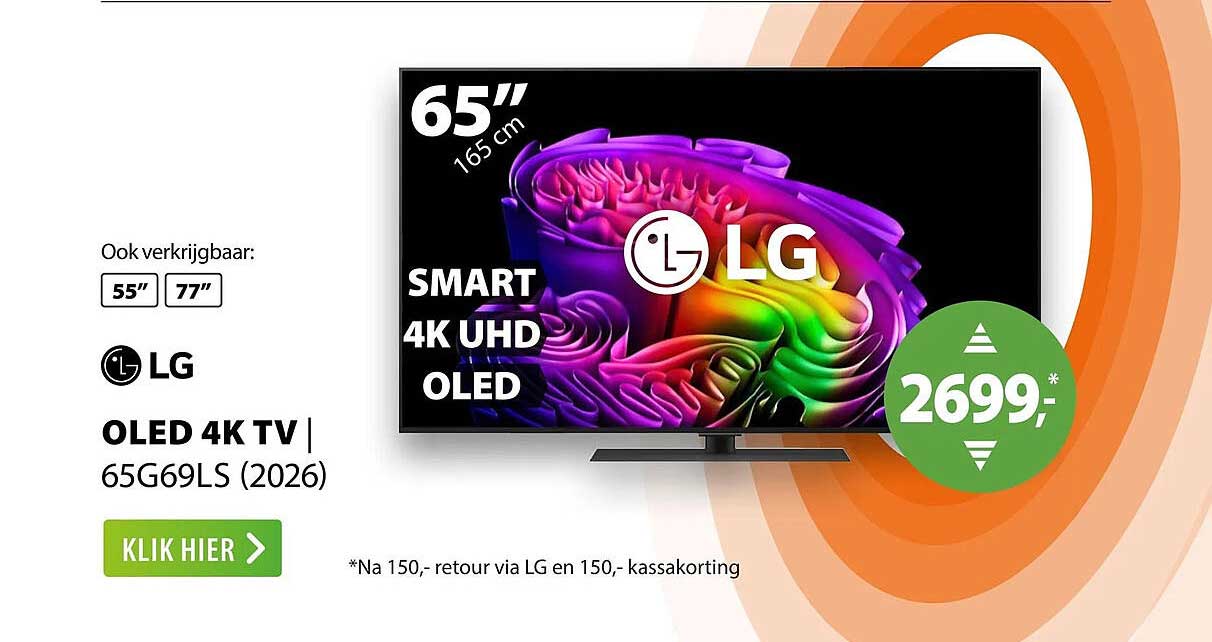 LG OLED 4K TV | 65G69LS (2026)