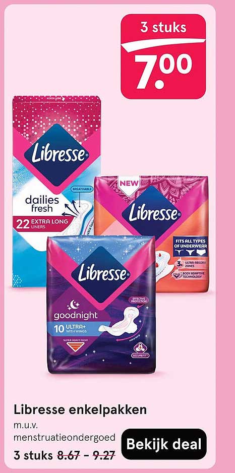Libresse enkelpakken
