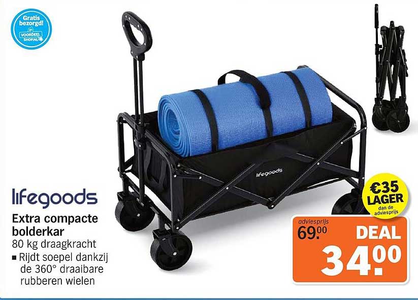 lifegoods Extra compacte bolderkar