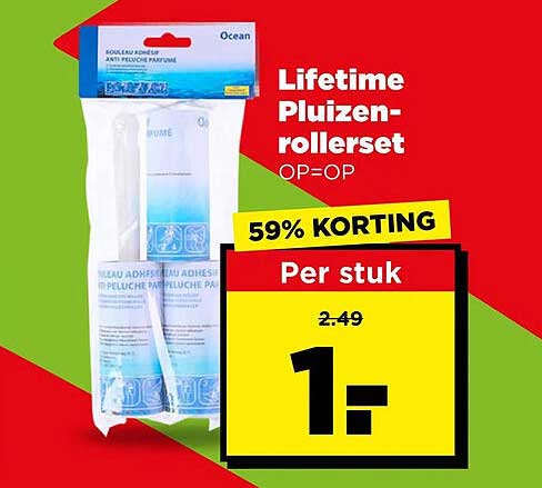 Lifetime Pluizen-rollerset OP=OP 59% KORTING
