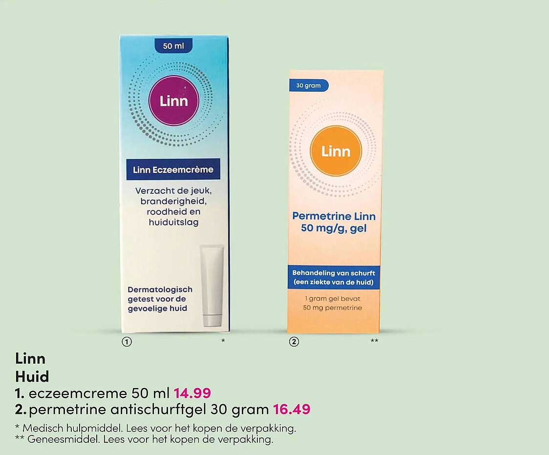 Linn Huid 1. eczeemcrème 50 ml