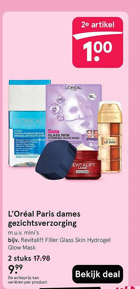L’Oréal Paris dames gezichtsverzorging