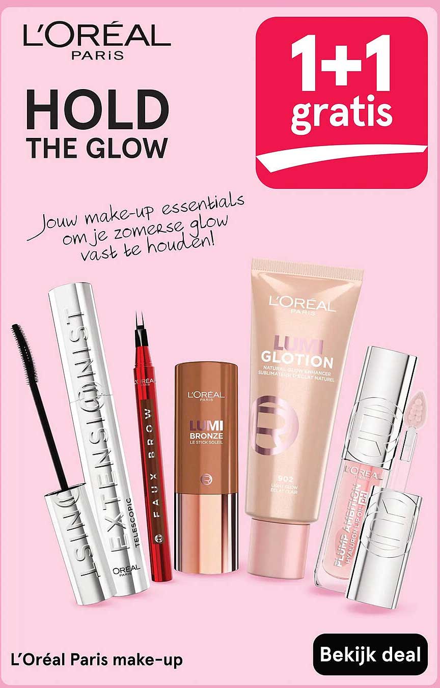 L’Oréal Paris make-up 1+1 gratis
