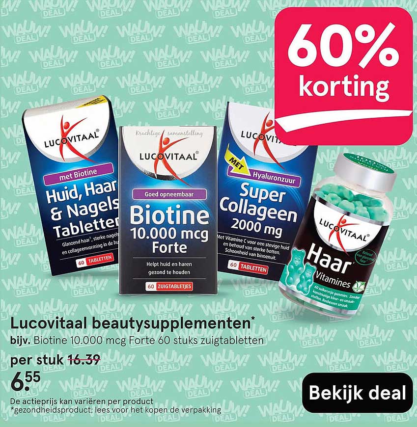 Lucovitaal beautysupplementen