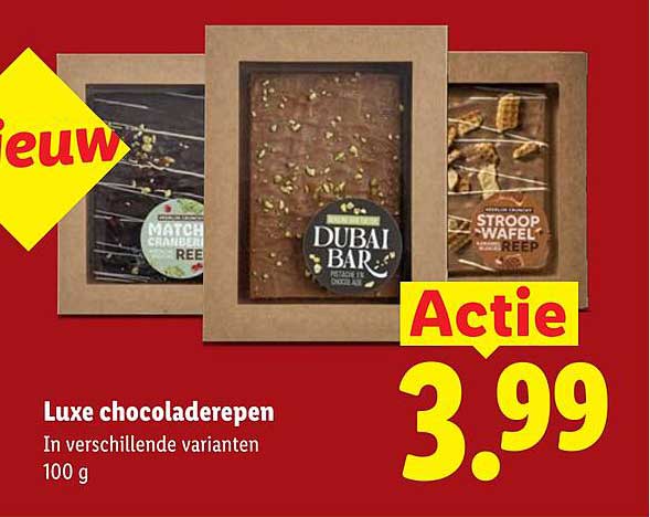 Luxe chocoladerepen