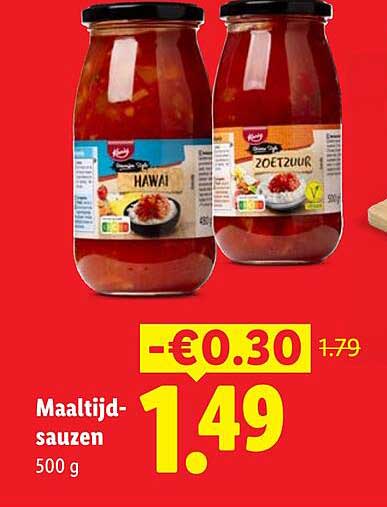 Maaltijd-sauzen 500 g