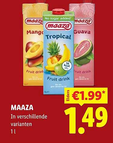 MAAZA In verschillende varianten 1 l